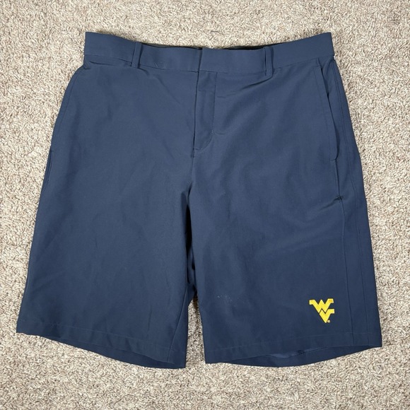 Nike Golf Shorts Men's 34 West Virginia University Dri-Fit Navy Blue AJ5495-451 - Picture 1 of 12